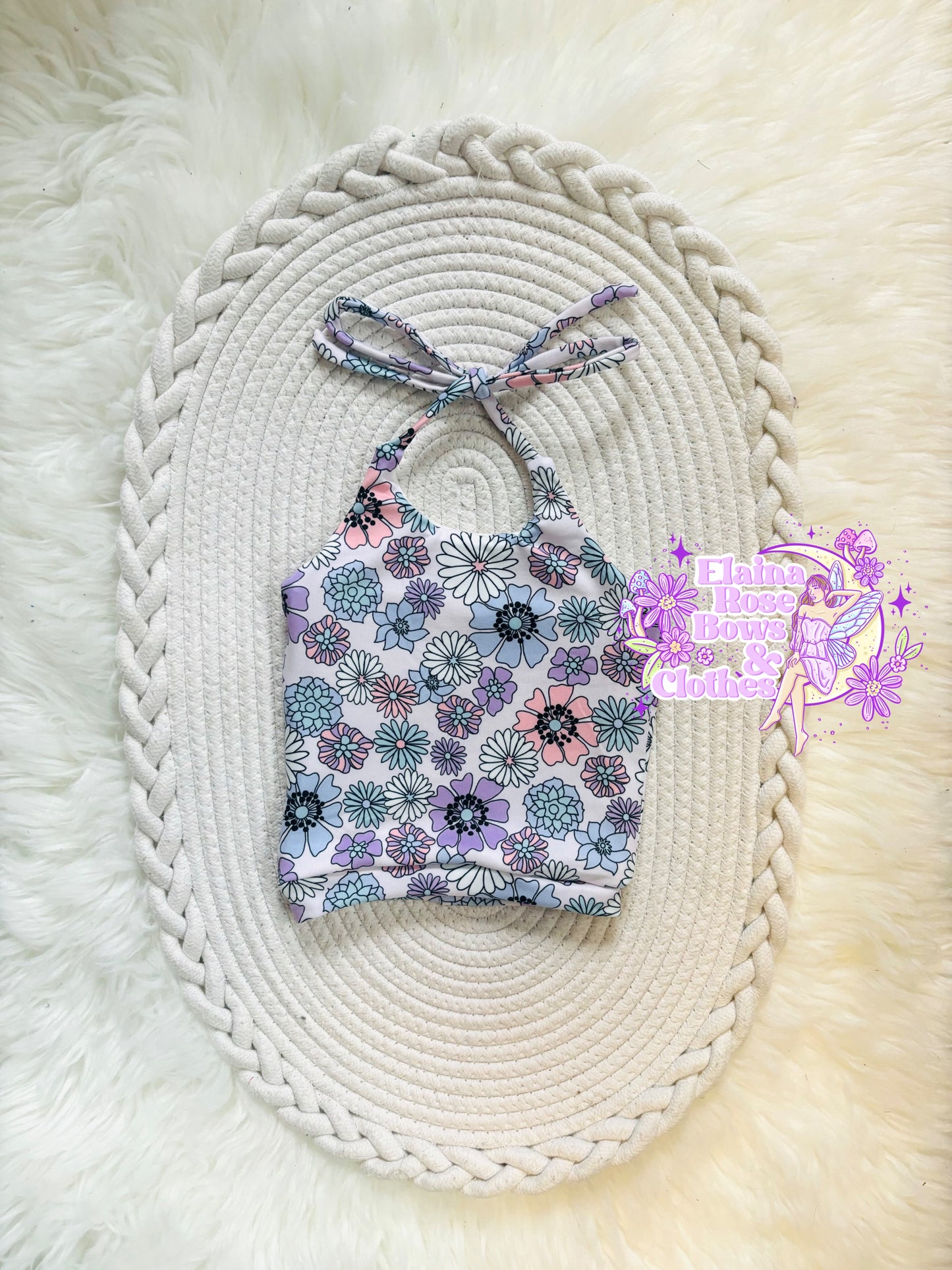 purple floral