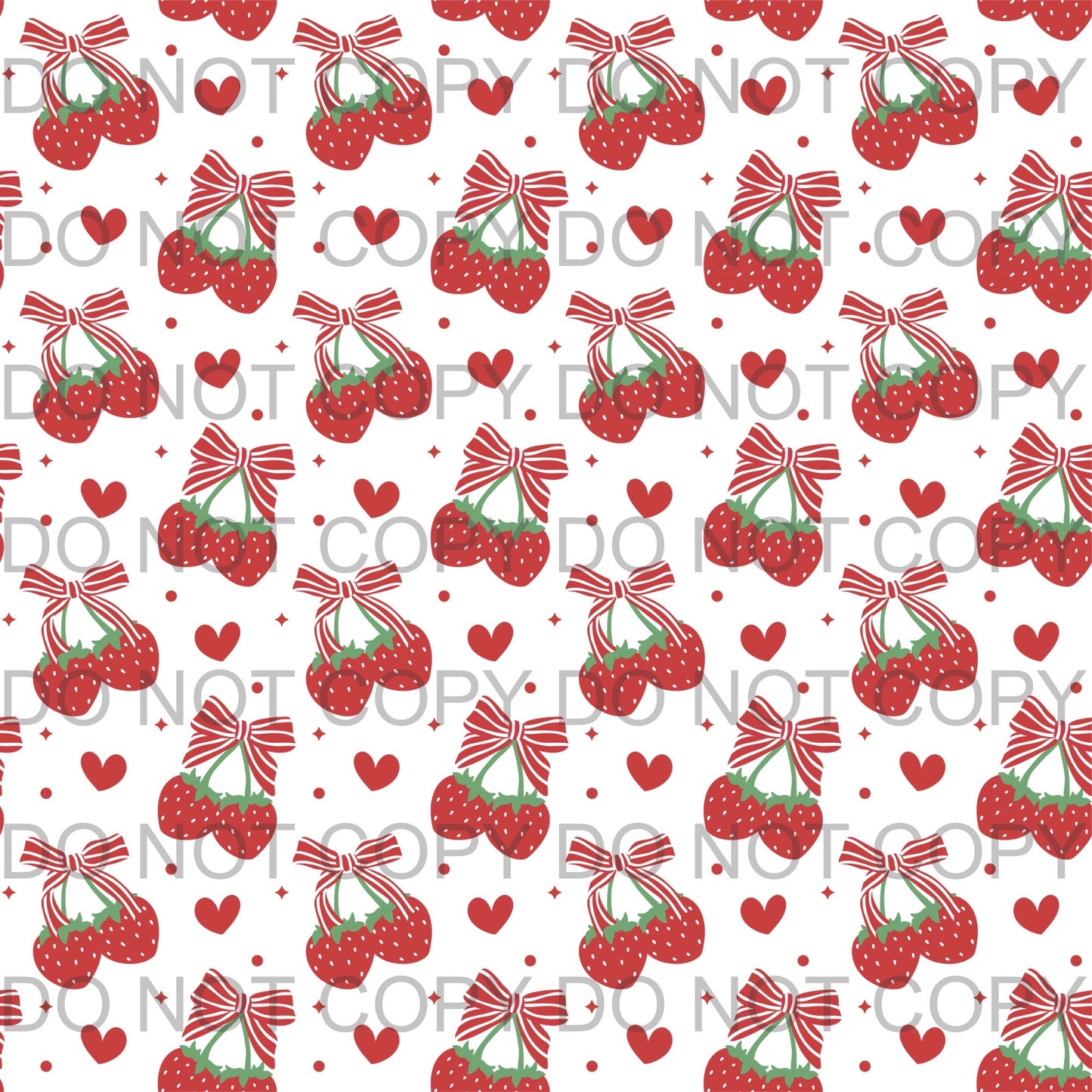 strawberries and bows