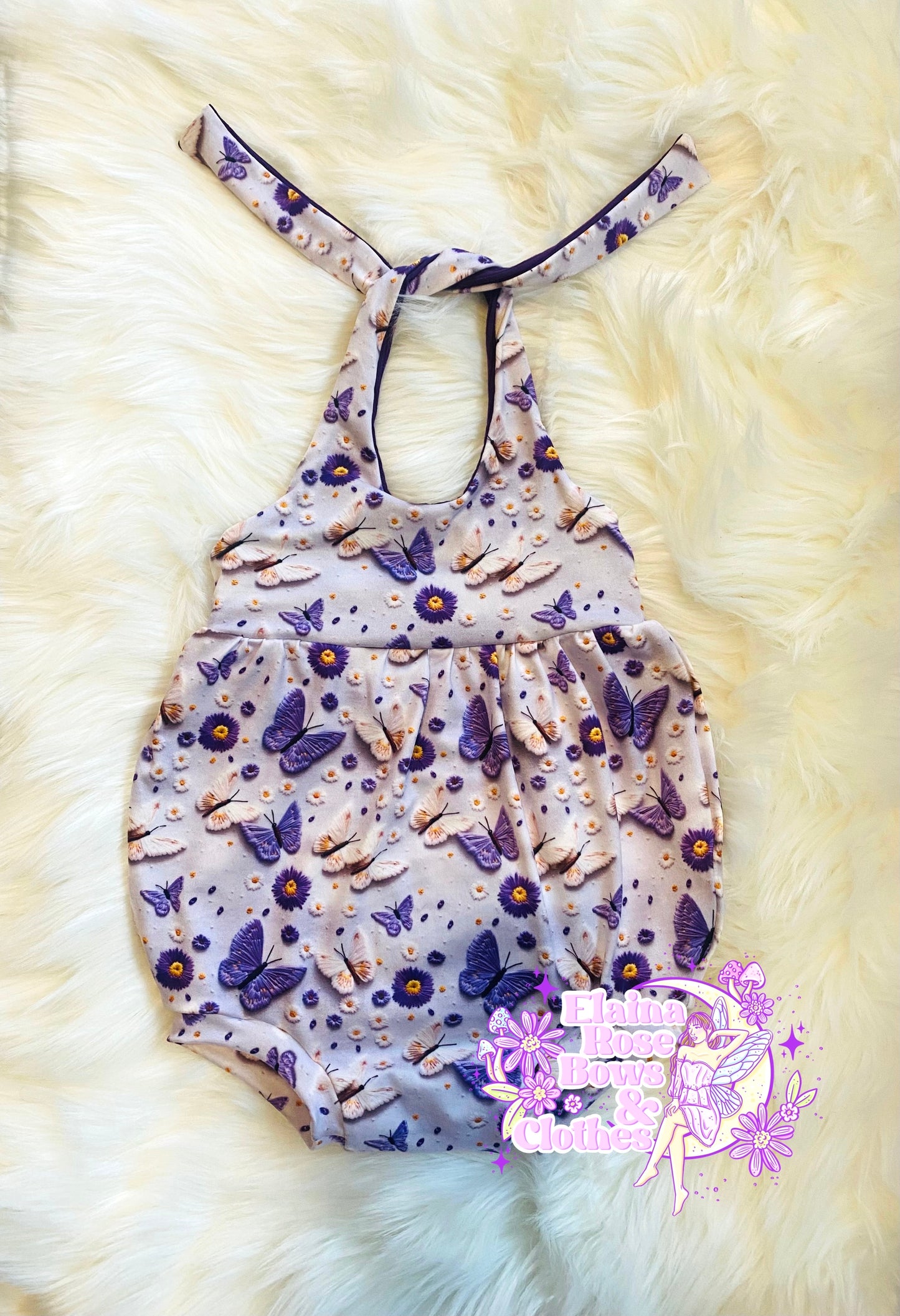 purple butterflies