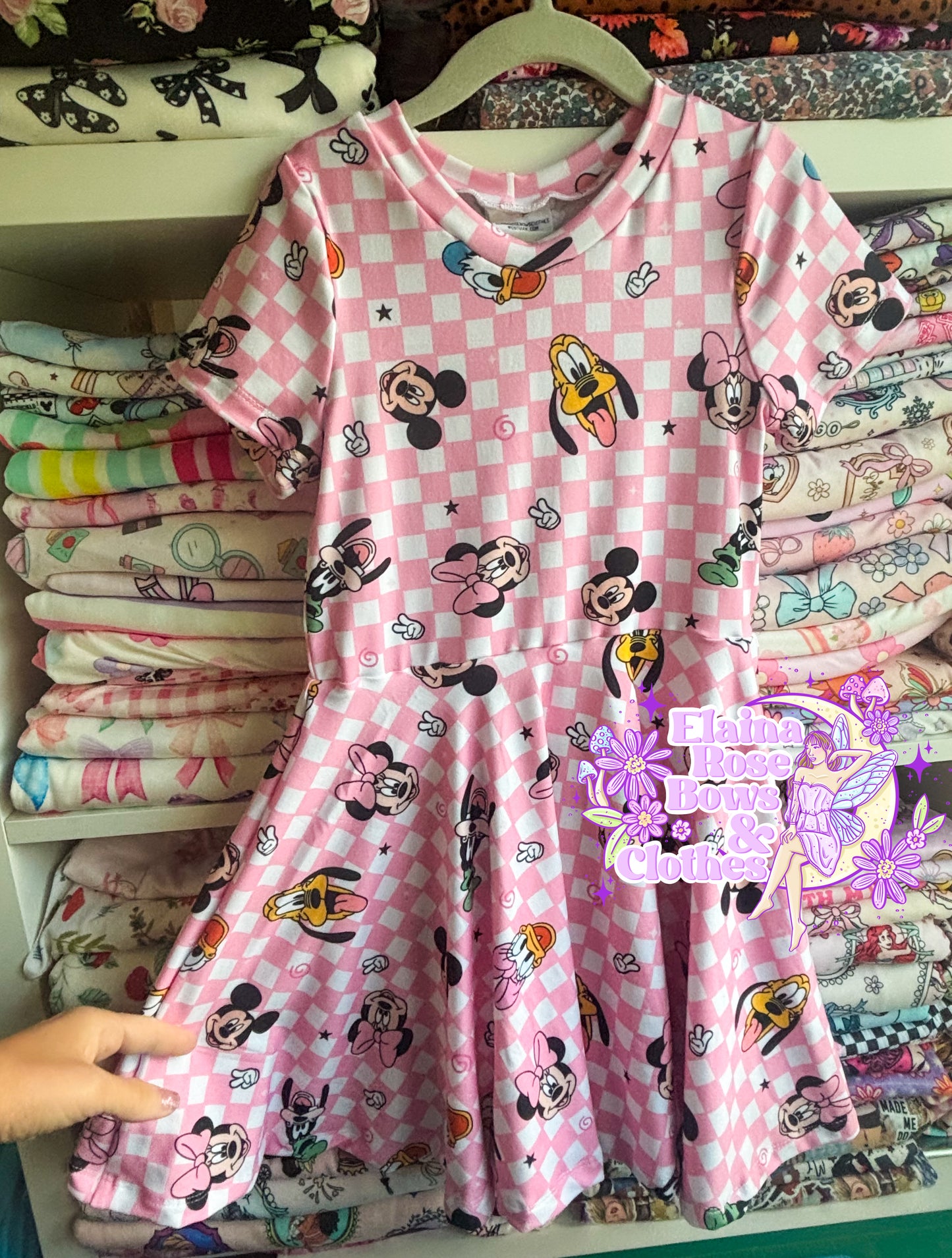 RTS short sleeve twirl dress 5T