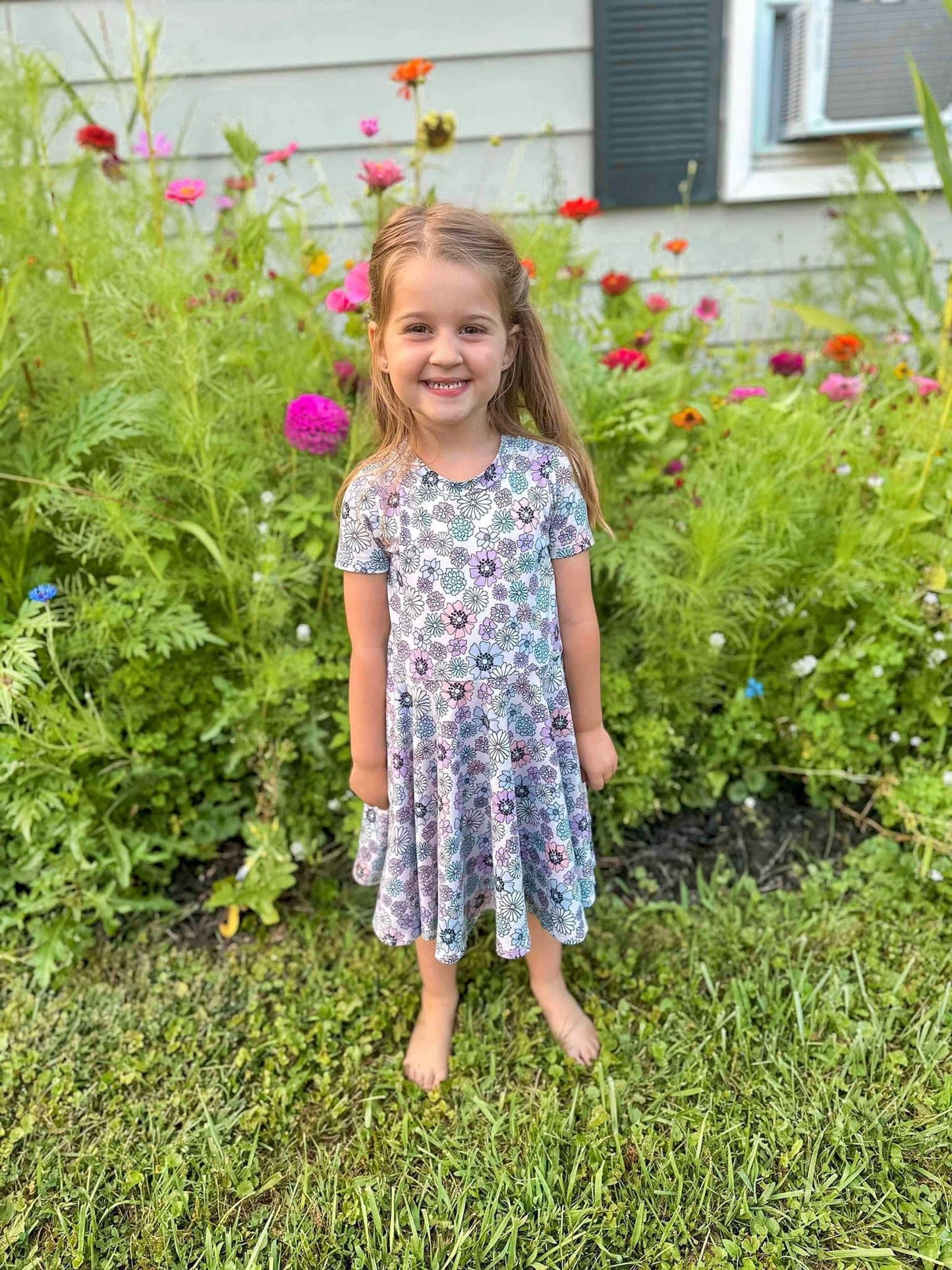 purple floral