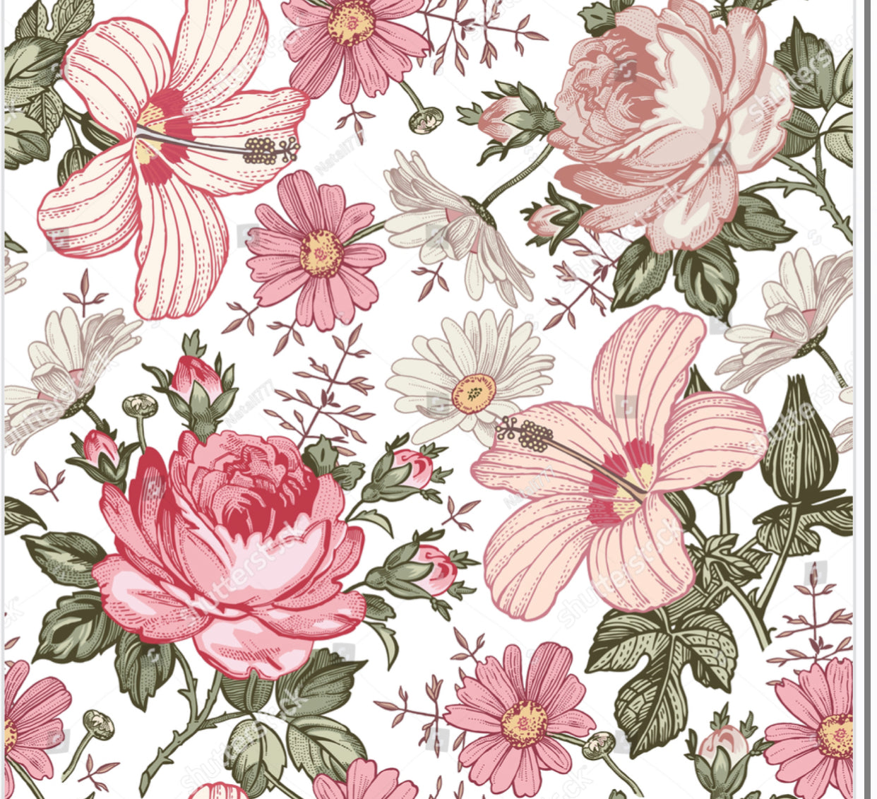 Pink florals