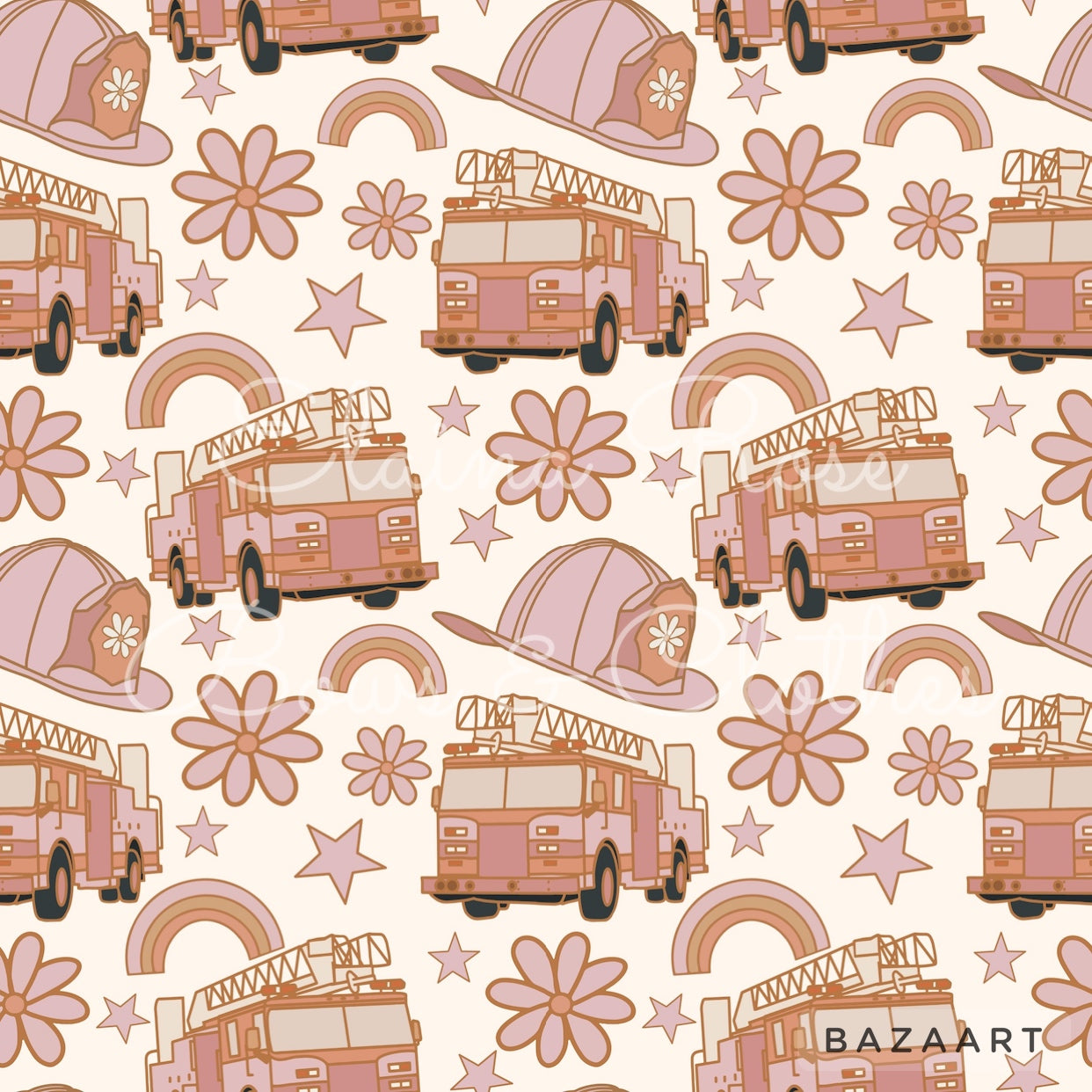 girly fire trucks
