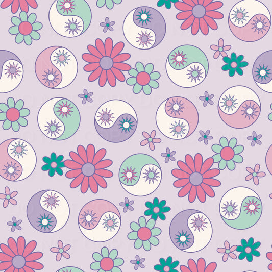 yin yang floral