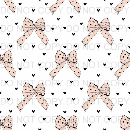 bows with hearts