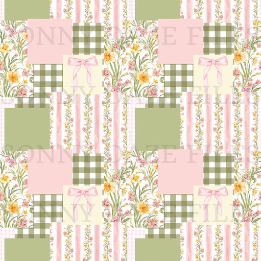 Spring coquette patchwork