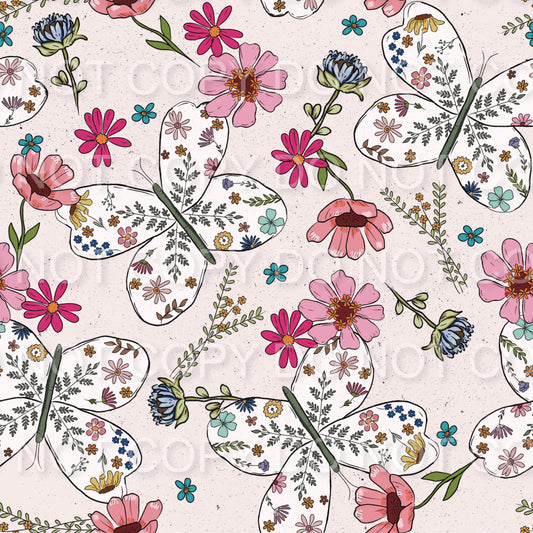 butterflies and wildflowers