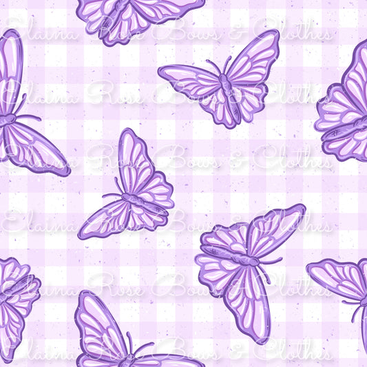 purple butterflies