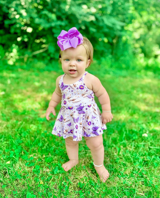 purple butterflies