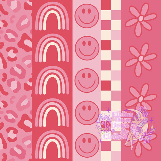 valentines boho stripes