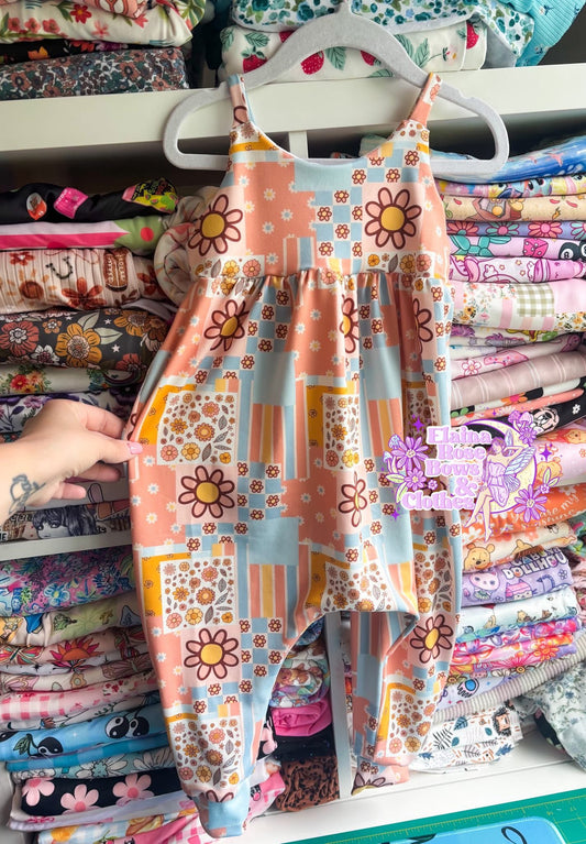 Boho retro patchwork