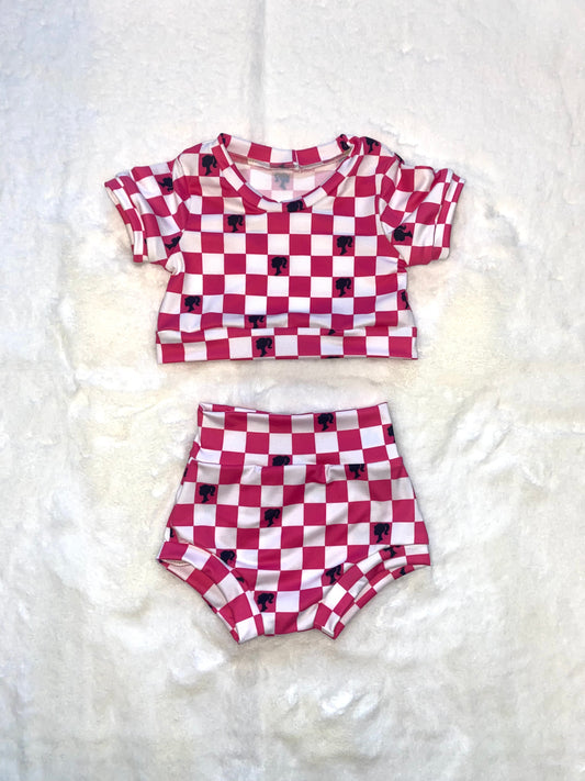 girly checkered