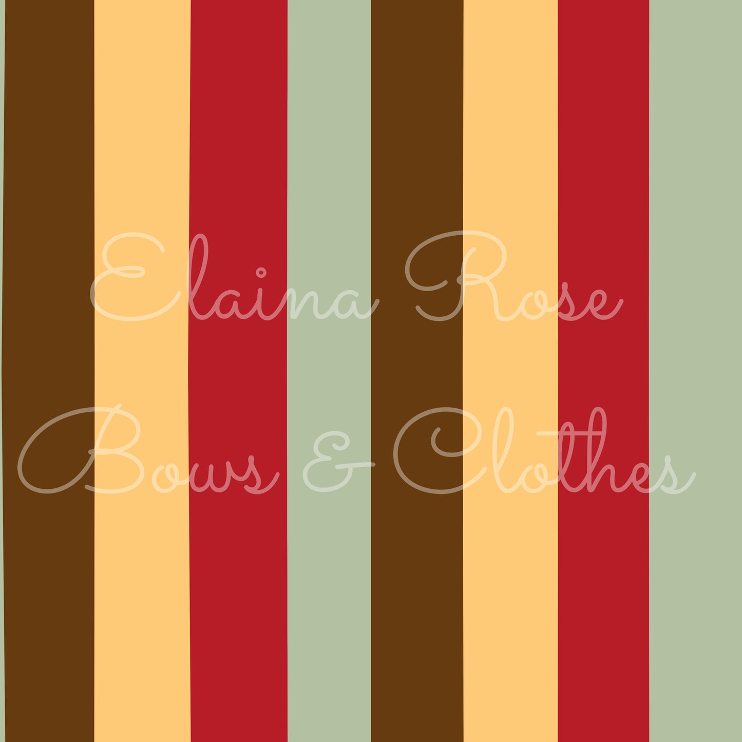 acorns apples and corn with coordinating stripes
