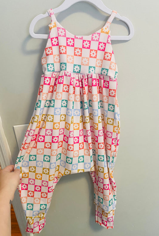 floral checkered 788