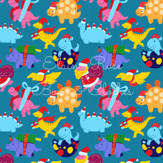 xmas dinosaurs