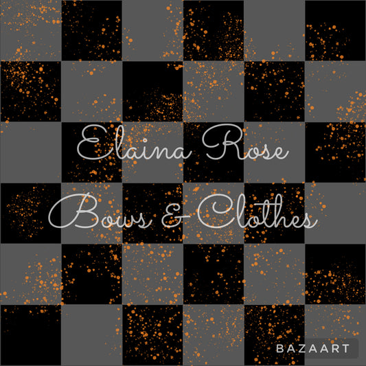black and grey checkered