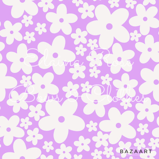 purple floral