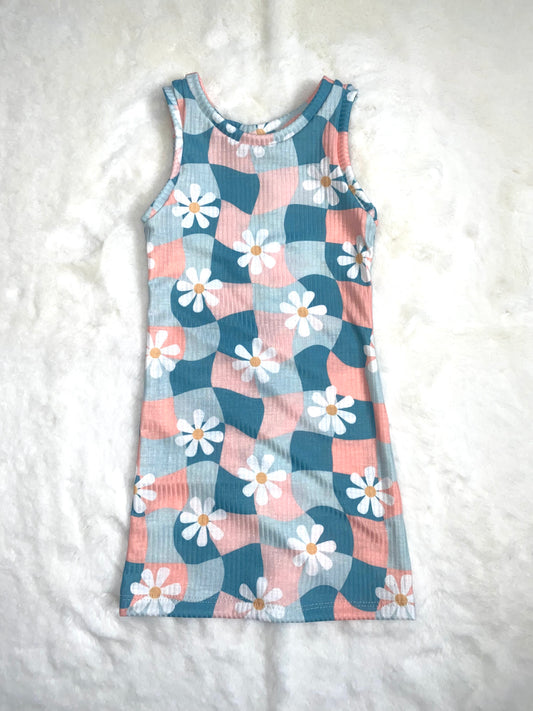 groovy checkered floral