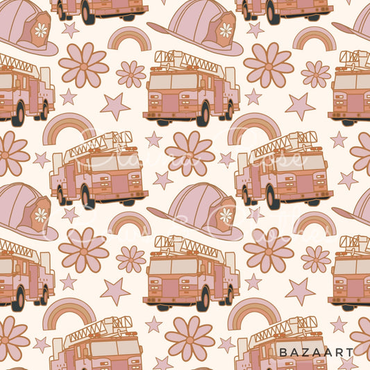 girly fire trucks